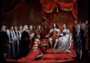 William of Orange and his wife Princess Mary ascended the English throne on on the 13th of February 1689, and the Scottish throne on the 11th of May 1689.